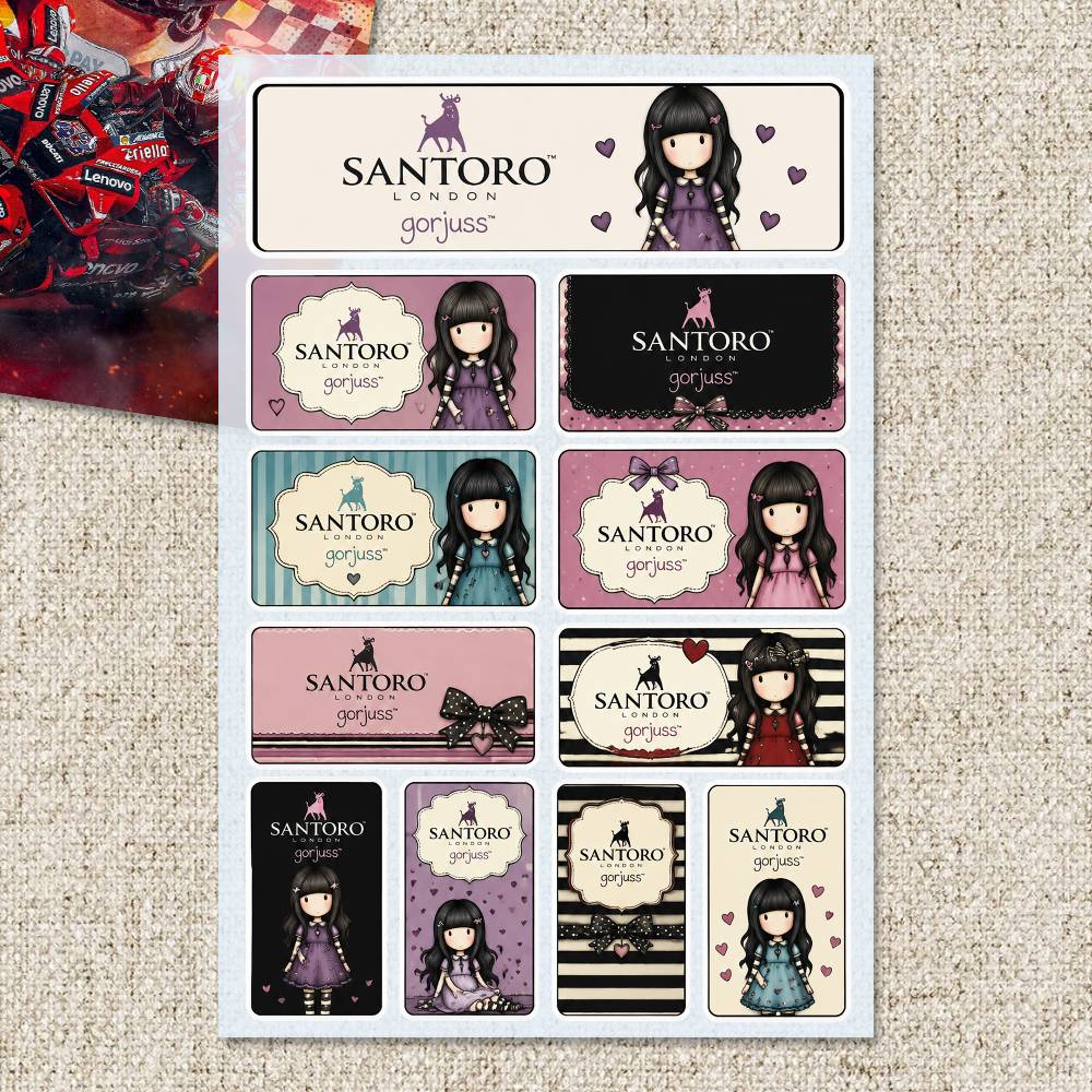 SA-ntoro Gorjuss Stickers Moto - đánh giá và giá Laptop Accessories Sa