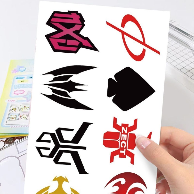 60 Sheets Kamen Rider Logo Sti - đánh giá và giá Laptop Editing Accessories